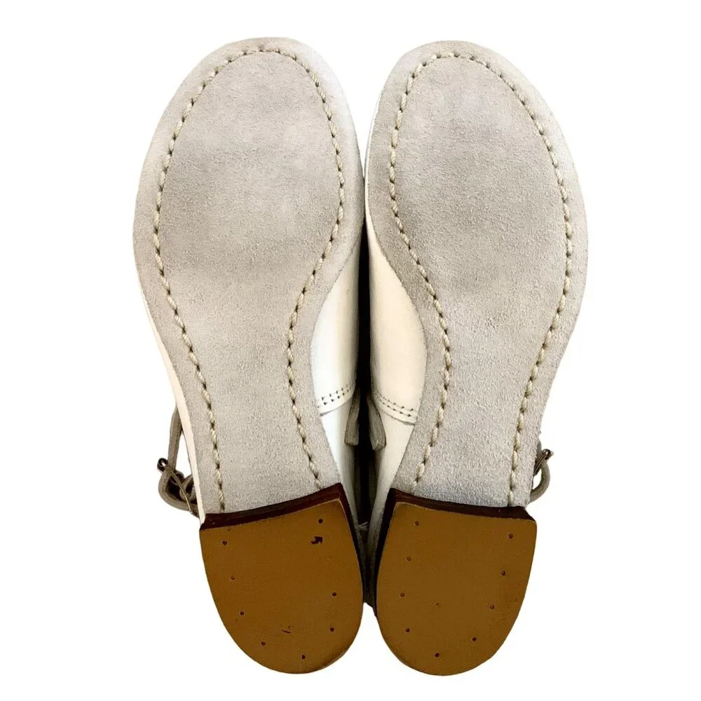 Capezio white leather